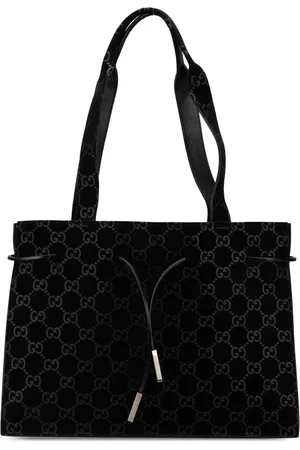 Gucci 20th Century GG Suede Downstring tote bag