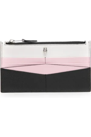 Alexander McQueen Colour block zip wallet