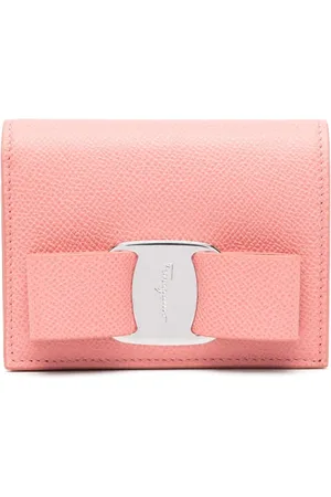 Salvatore Ferragamo Bow-detail calf-leather wallet