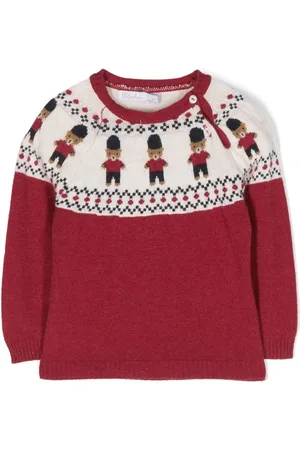 PATACHOU Soldier-bear knitted jumper