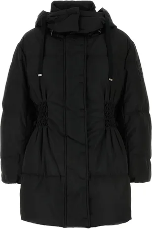 ERMANNO SCERVINO Smocked hooded puffer jacket