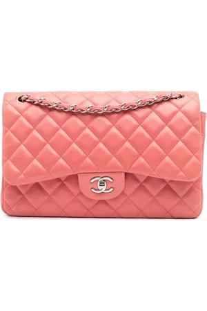 CHANEL 2012 Jumbo Classic Lambskin Double Flap shoulder bag