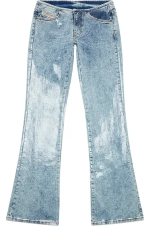 Diesel Mid-rise flared jeans