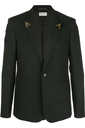 Saint Laurent Beaded fitted blazer