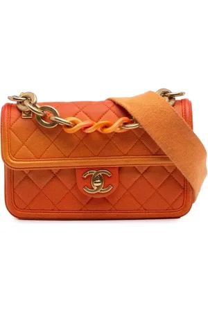CHANEL 2019 Small Quilted Caviar Sunset On The Sea Flap satchel
