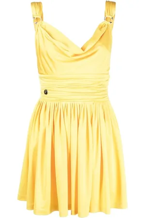 Philipp Plein Gathered waist mini dress