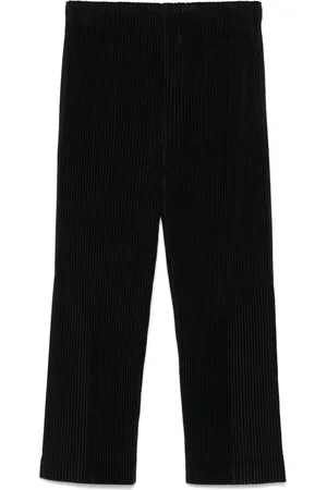 Issey Miyake Pleated straight-leg trousers