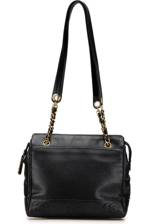 CHANEL 1996-1997 Triple CC Caviar shoulder bag