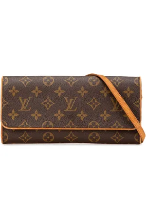 LOUIS VUITTON 2001 Monogram Pochette Twin GM crossbody bag