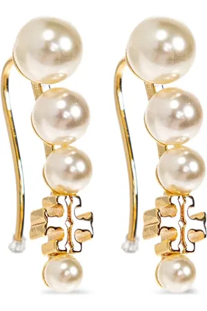 Tory Burch Pearl Ear Crawler earrings