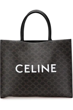 Céline 2022 Medium Triomphe Coated Canvas Cabas Horizontal tote bag
