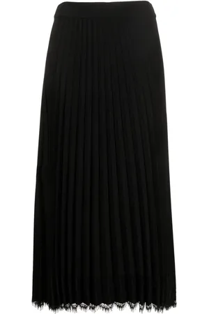 Twin-Set Rock pleated midi skirt