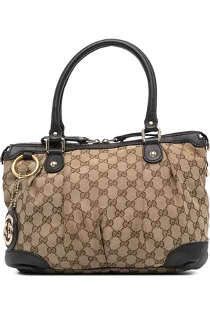 Gucci 2016-2024 GG Canvas Sukey satchel