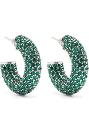 Amina Muaddi Crystal-embellished earrings