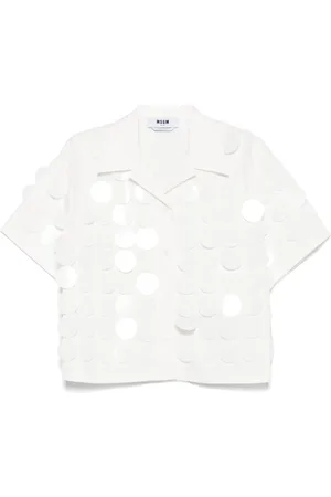 Msgm Sequin-embellished shirt