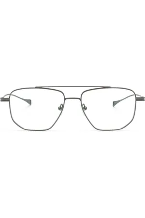 DITA EYEWEAR Matte pilot-frame glasses