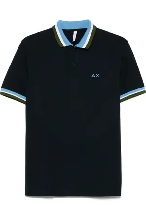 sun68 Piqué-weave polo shirt
