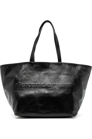 Alexander Wang Punch logo-embossed leather tote bag