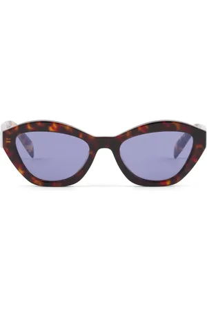 Prada Logo-plaque cat-eye sunglasses
