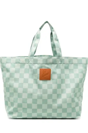 Café Kitsuné Maxi checkerboard tote bag