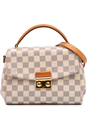 LOUIS VUITTON 2016 Damier Azur Croisette satchel