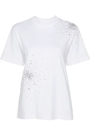 Des Phemmes Crystal-embellished T-shirt
