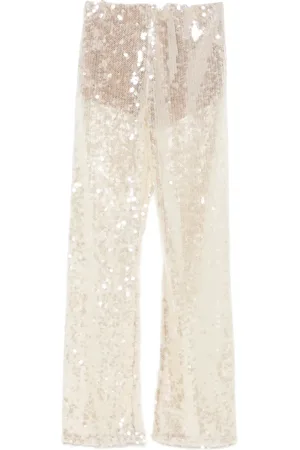 RAME Sequin-embellished trousers