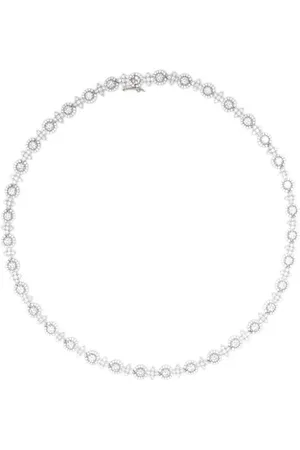 APM Monaco Pave Meteorites Star and Circle choker