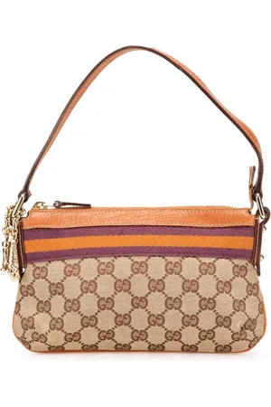 Gucci 2000-2015 GG Canvas Web shoulder bag