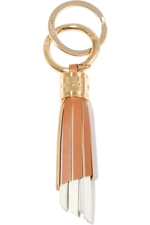LANCEL Medium Tassel leather keyring