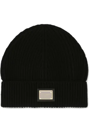 Dolce & Gabbana Logo-tag cashmere beanie