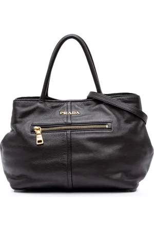 Prada 2000-2013 Soft Calf Open Convertible Tote satchel