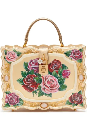Dolce & Gabbana Dolce Box hand-painted top-handle bag