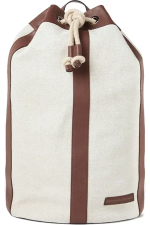 Brunello Cucinelli Water-resistant drawstring backpack