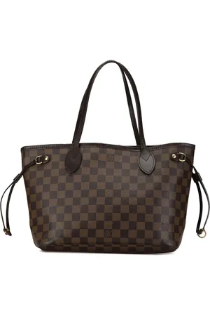 LOUIS VUITTON 2009 Damier Ebene Neverfull PM tote bag