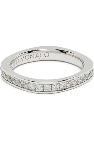 APM Monaco Dainty pavé embellished ring