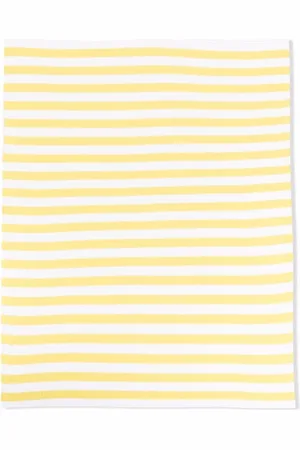 LITTLE BEAR Striped knitted blanket