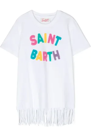 MC2 SAINT BARTH Logo-patch cotton T-shirt