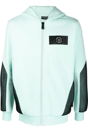 Philipp Plein Logo-patch zipped hoodie