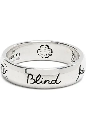 Gucci Sterling Blind For Love ring