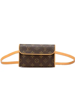 LOUIS VUITTON 2001 Monogram Pochette Florentine belt bag