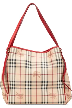 Burberry 2000-2017 Large Haymarket Check Coated Canvas Canterbury tote bag