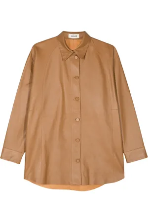 AERON Longsleeve leather shirt