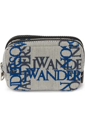 J.W.Anderson Logo jacquard zip pouch
