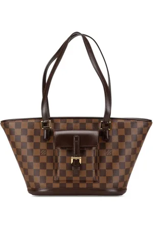 LOUIS VUITTON 2003 Damier Ebene Manosque PM shoulder bag