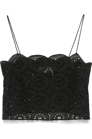 MATTEAU Broderie crop top
