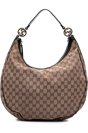 Gucci 2016-2024 Large GG Canvas Twins hobo bag