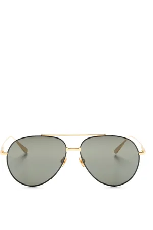 Linda Farrow Marcelo pilot-frame sunglasses
