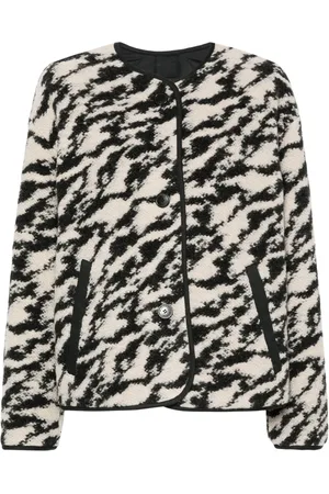 Marant Etoile Himala zebra-print jacket