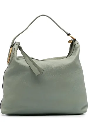 Gucci 2016-2024 Pebbled Calfskin Twill hobo bag